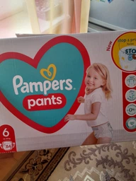 Підгузки-трусики Pampers pants 6 (14-19 кг) на 84 шт фото від покупців 3