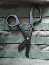 Тактичні медичні ножиці, ножиці парамедичні, чорного кольору, TTM-01 A №1 фото від покупців 9
