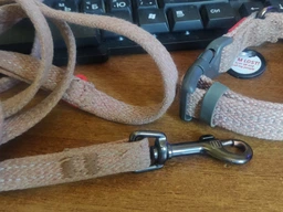 Поводок для собак из восстановленного хлопка Collar WAUDOG Re-cotton светоотражающий, S, Ш 15 мм, Дл 300 см (03087) фото от покупателей 4