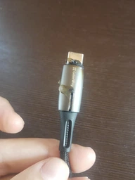 Кабель ColorWay USB - Type-C Zinc Alloy + Led 2.4А 1 м Black (CW-CBUC035-BK)