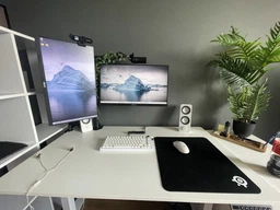 Настольное крепление для двух мониторов ITech 13" - 27" Black (MBS-12F) фото от покупателей 8
