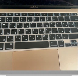 Защитная накладка на клавиатуру MacBook Pro Air 11" 13" 15" 17" US с русской раскладкой