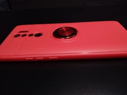 Чохол TPU Ring для Xiaomi Redmi 9 бампер з підставкою кільцем Black-Blue Без бренду фото від покупців 2