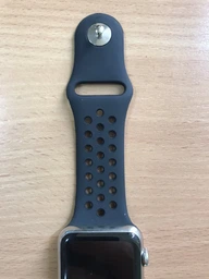 Силіконовий ремінець Fruct Nike Sport Band for Apple Watch 42/44/45/46/49 mm Pine Green Gray фото від покупців 2
