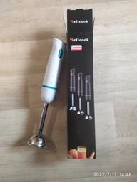 Блендер ручний занурювальний Hand Blender Domotec MS-5101 350Вт чорний фото від покупців 8