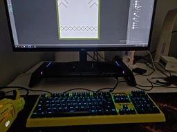 Подставка для настольного монитора MOOJAY с игровой подсветкой RGB и концентратором 4 x USB 3.0 фото от покупателей 15