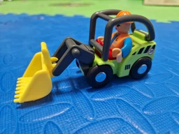 Дитяча дерев'яна залізниця Будівельний майданчик PlayTive Junior 59 елементів фото от покупателей 5