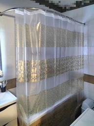 Карниз для ванної Комфорт Люкс кутовий 150×70 фото від покупців 6
