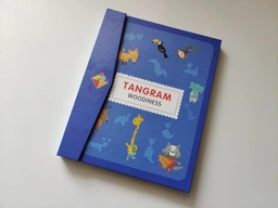 Танграм (Tangram) Дерев’яна головоломка в магнітний папці Woodiness фото від покупців 5