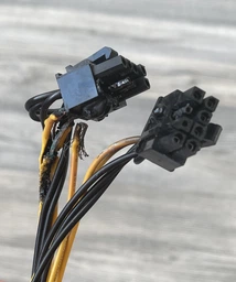 Разветвитель питания для видеокарт Ewell PCI-E 6pin to 8pin (6+2) , универсальный, 20 см (EW135)