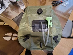 Душ туристичний Easy Camp Solar Shower 20 л / Душ для дачі / Похідний душ Чорний фото від покупців 7