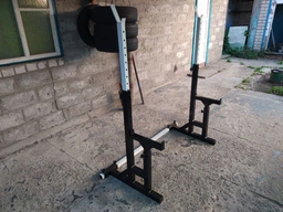 Стійки під штангу з страховкою 50х50 мм (Т-подібна) А120 Чорні Hardcore GYM фото від покупців 6