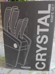 Набор ножей Vinzer Crystal 6 предметов (50113) (5907706501136)