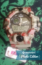 Тактические военные часы Skmei Premium 56584 (Серия Military) зеленый камуфляж фото от покупателей 1