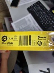 Папір кольоровий IQ Color A4 160 г/м2 250 аркушів Канарково-жовтий (CY39/A4/160/IQ)