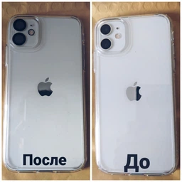 Защитное стекло на камеру для Apple Iphone 11 Clear фото от покупателей 2