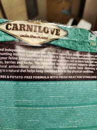 Сухий корм зі свіжим коропом та фореллю Carnilove Sterilised Fresh Carp Trout Карнілов для стерилізованих кішок та кастрованих котів 2 кг (8595602527441) фото от покупателей 3