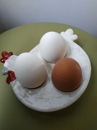 Блюдо керамическое для яиц Курочка 16х16 см 1006AP фото от покупателей 3