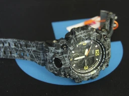 Тактические военные часы Skmei Premium 56710 (Серия Military) Черные с серым