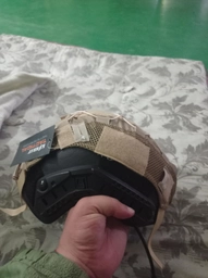 Чохол на шолом KOMBAT Tactical Fast Helmet COVER Uni койот (kb-tfhc-coy) фото від покупців 1