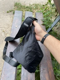 Чоловіча сумка Cross Body 4634 Месенджер протикрадій на плече рюкзак слінг Чорна (0609ОК) фото від покупців 3