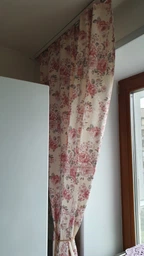 Короткие шторы для кухни Adagio Windows Decor Моника 3 с цветочным принтом 140х170см (2шторы) фото от покупателей 2