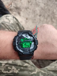 Чоловічі годинники Skmei Champion 1243 Чорні фото від покупців 3