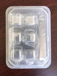 Сталеві кубики для віскі та інших напоїв Moltis Whiskey Stones SILVER 6 шт + щипці 10052 фото від покупців 10