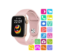 Умные смарт часы, Smart Watch Series 7 M7 MINI PLUS, голосовой вызов, оксиметр, пульсометр, шагомер, тонометр, режим спорт, для женщин, синий (001438698) фото от покупателей 1