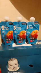 Фруктове пюре Gerber з яблук та лісових ягід для дітей з 6 місяців 150 г (7613287358981)