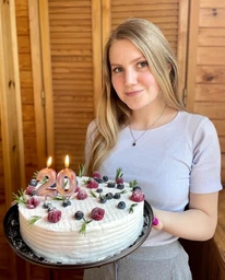 Свечи - цифры в торт "0", высота - 5 см, цвет - золото металлик фото від покупців 1