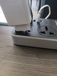 Сітковий фільтр LDNIO SC3412 3x220V+3хUSB+1хType-C 1хPD3.0-20W/3хQC3.0 2М електричний підовжувач швидка зарядка для пристроїв Чорний-Сірий