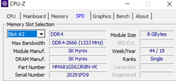Пам'ять Hynix SO-DIMM DDR4 8GB ORIGINAL 2666 MHz, CL19, 1.2 V (HMA81GS6JJR8N-VK) фото от покупателей 11