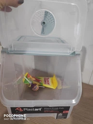 Контейнер для зберігання харчових продуктів Irak Plastik 14 л Сіро-блакитний (10759kmd) фото від покупців 2