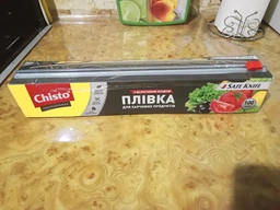 Пленка для пищевых продуктов с безопасным ножом Chisto 100 м (4823098412458) фото от покупателей 1