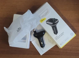 Автомобильный FM-трансмиттер (FM-модулятор) Baseus Fresh-2025 Bluetooth 5.0 MP3 c быстрой зарядкой QC4.0 PD3.0 2USB+Type-C и вольтметром фото от покупателей 1