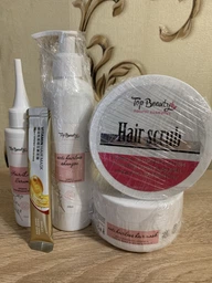 Набір зміцнюючий для росту та проти випадання волосся Top Beauty Anti Hairloss (скраб шампунь маска сироватка) фото від покупців 7