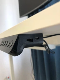 Стол с электрорегулировкой высоты RZTK eDesk 2 1200 х 600 мм Black фото от покупателей 1