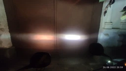 Светодиодная противотуманная балка дополнительная фара Led ближний свет круглая с ангельским глазом (01990) фото от покупателей 2