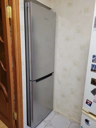 Холодильник с нижней морозильной камерой Indesit INFC8TI21X0, 2 двери, 231л, 104л, A+, NF, Нержавеющая сталь (INFC8TI21X0) фото от покупателей 12