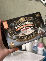 Чай чорний Sun Gardens Earl Grey 20 пакетиків-пірамідок по 2.5 г, 50 г (4820082703929)