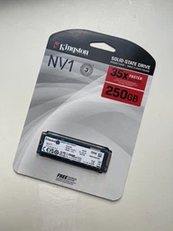 SSD диск Kingston NV1 250GB NVMe M.2 2280 PCIe 3.0 x4 (SNVS/250G)