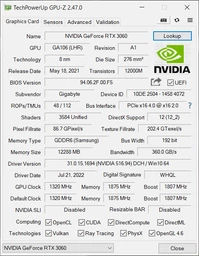 Відеокарта GIGABYTE GeForce RTX3060 12Gb EAGLE OC 2.0 LHR (GV-N3060EAGLE OC-12GD 2.0) фото від покупців 13