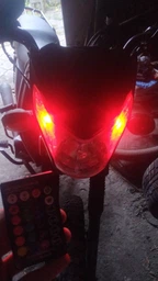 Габарити RGB Led T10 W5W різнокольорові стробоскоп Autoexpect (10760)