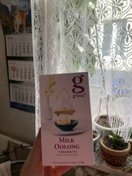 Чай бирюзовый g’tea! Blueberry Oolong с ароматом черники и молока 20 пакетиков по 1.5 г (5060846025600) фото от покупателей 5