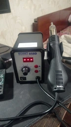 Паяльная станция Technet 858D + 4 насадки + 1 насадка для пайки в тяжело доступных местах фото от покупателей 1