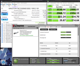 SSD диск Kingston KC2500 1TB NVMe M.2 2280 PCIe 3.0 x4 3D NAND TLC (SKC2500M8/1000G) фото от покупателей 2