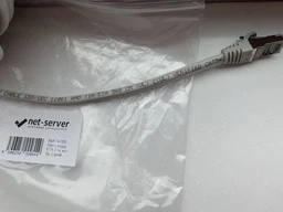 Патч-корд Kingda 0,25 м, FTP, cat.5e, RJ45, мідь, сірий, PAFT4025 фото від покупців 9