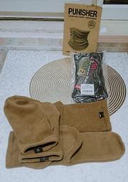 Шкарпетки тактичні флісові 8-in 281z Polartec Classic 200 Green Khaki XL