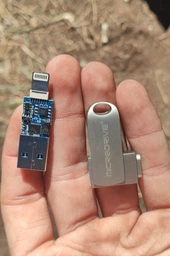 Флешка металлическая 2в1 256 ГБ USB-Lightning для Apple iPhone, iPad, iPod, компьютера Microdrive 256GB OTG фото от покупателей 1